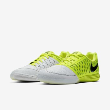 Nike Lunar Gato II IC - Férfi Focicipő - Citrom/Fekete